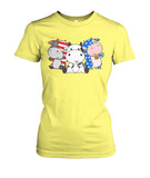 Cow USA  - funny design unisex  t-shirt , Hoodies