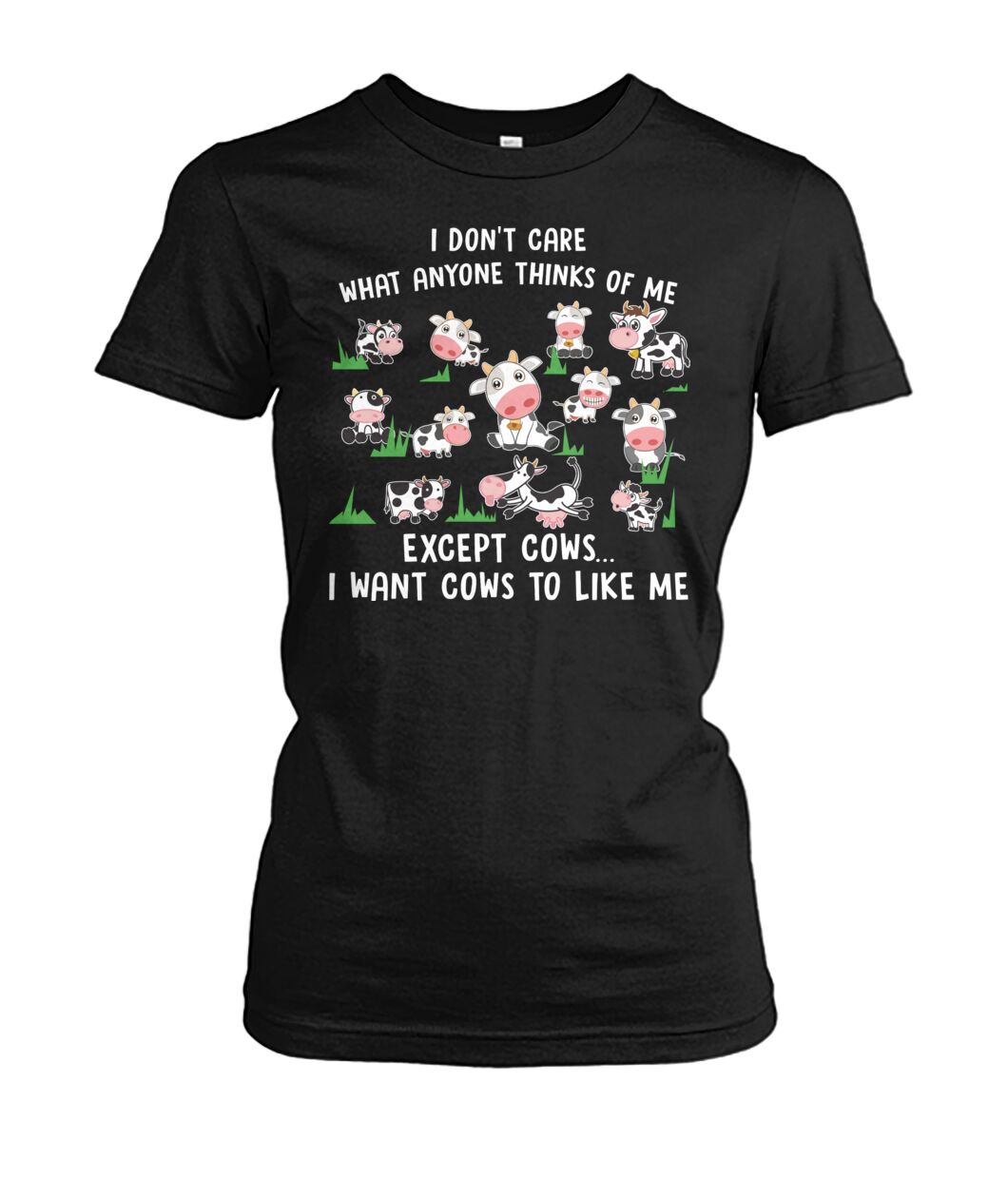 i don't care what anyone thinks - Men's and Women's t-shirt , Vneck, Hoodies - myfunfarm - clothing acceessories shoes for cow lovers, pig, horse, cat, sheep, dog, chicken, goat farmer
