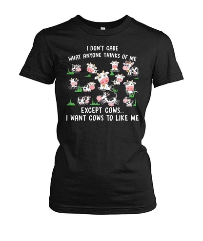 i don't care what anyone thinks - Men's and Women's t-shirt , Vneck, Hoodies - myfunfarm - clothing acceessories shoes for cow lovers, pig, horse, cat, sheep, dog, chicken, goat farmer