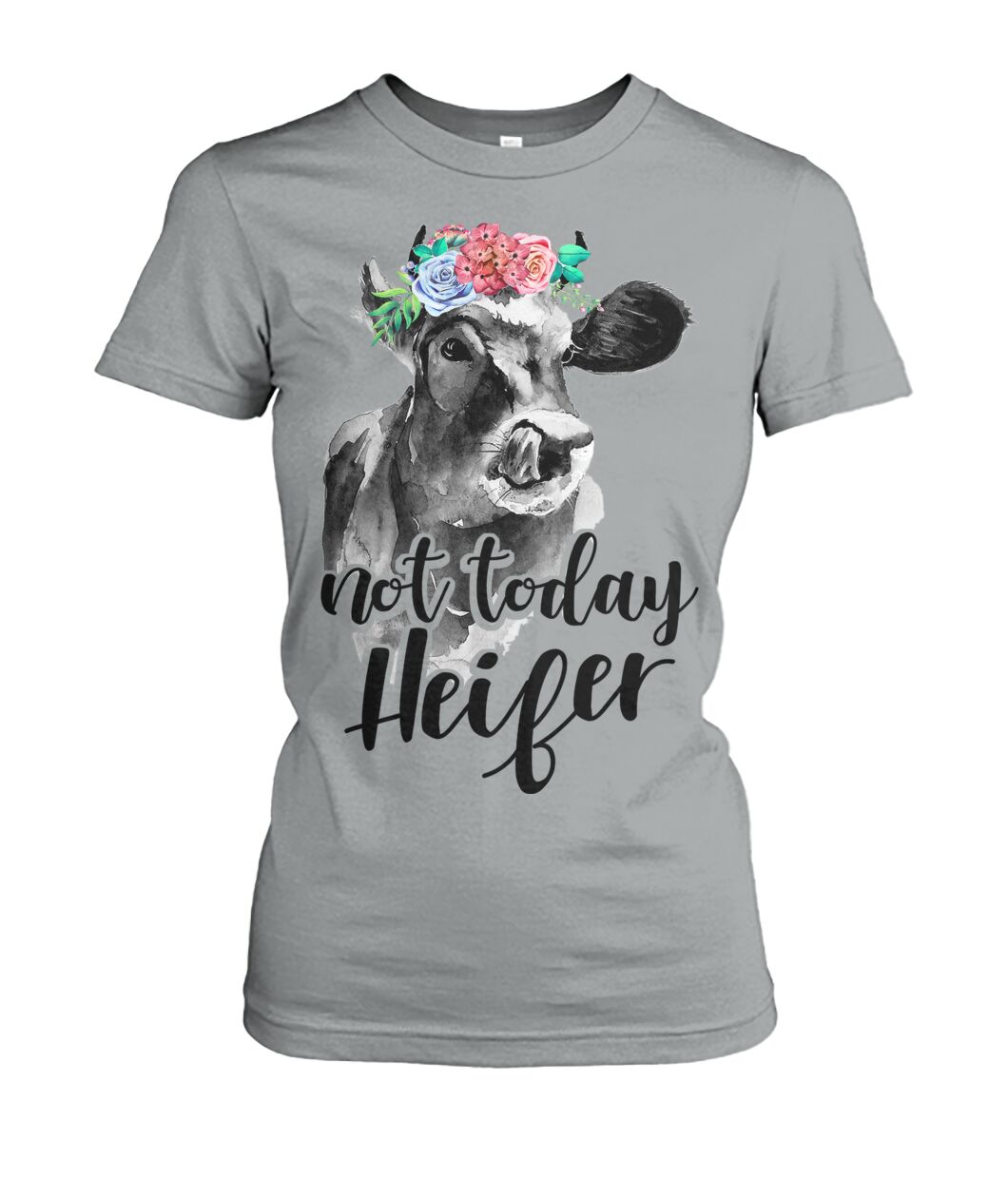 Not today Heifer - Men's and Women's t-shirt , Vneck, Hoodies - myfunfarm - clothing acceessories shoes for cow lovers, pig, horse, cat, sheep, dog, chicken, goat farmer
