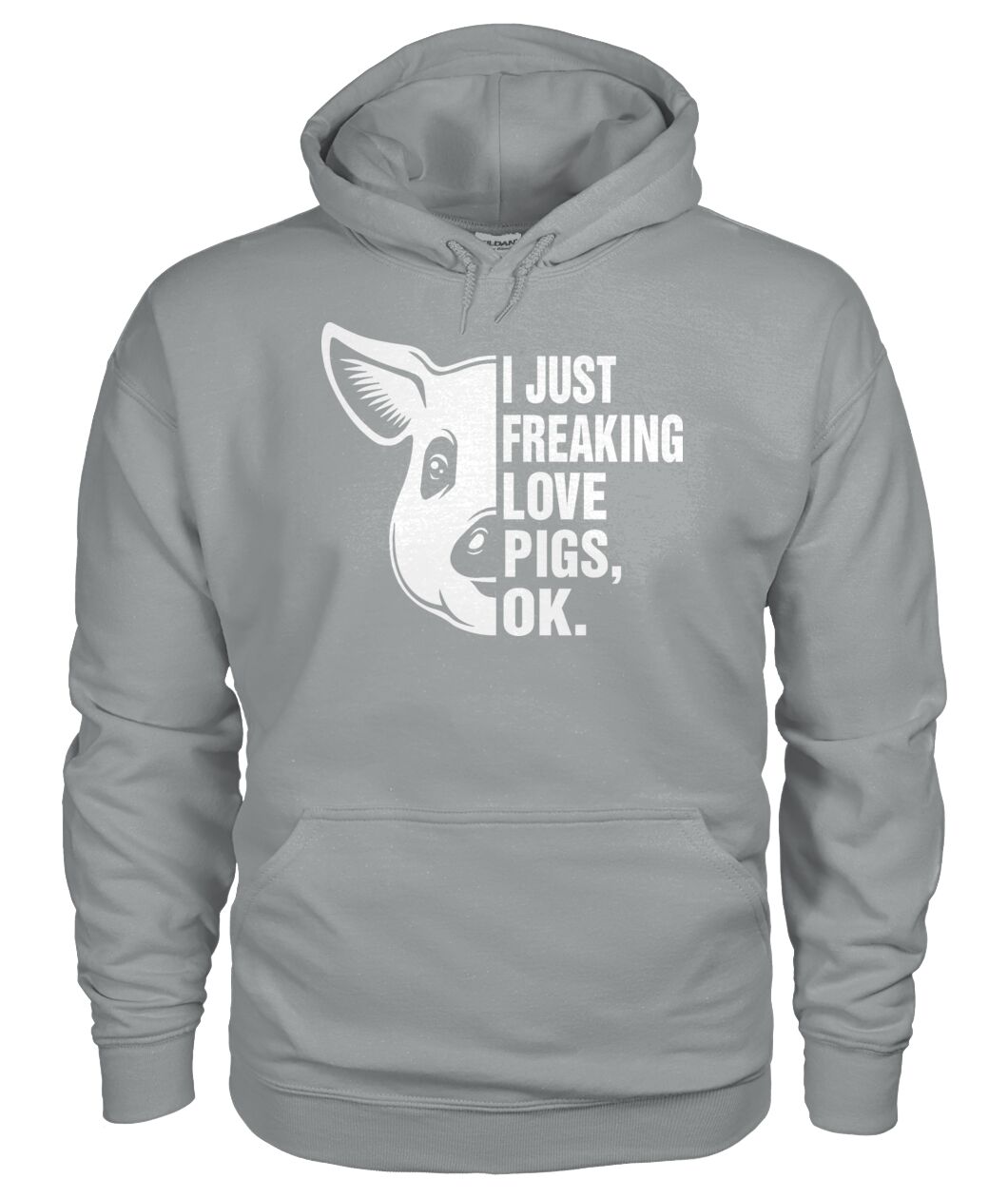 i just freaking love pig, ok - Men's and Women's t-shirt , Vneck, Hoodies - myfunfarm - clothing acceessories shoes for cow lovers, pig, horse, cat, sheep, dog, chicken, goat farmer
