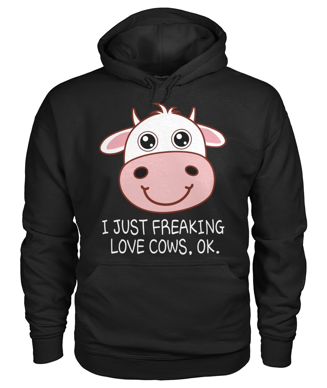 I just freaking love cow , ok - Men's and Women's t-shirt , Vneck, Hoodies - myfunfarm - clothing acceessories shoes for cow lovers, pig, horse, cat, sheep, dog, chicken, goat farmer
