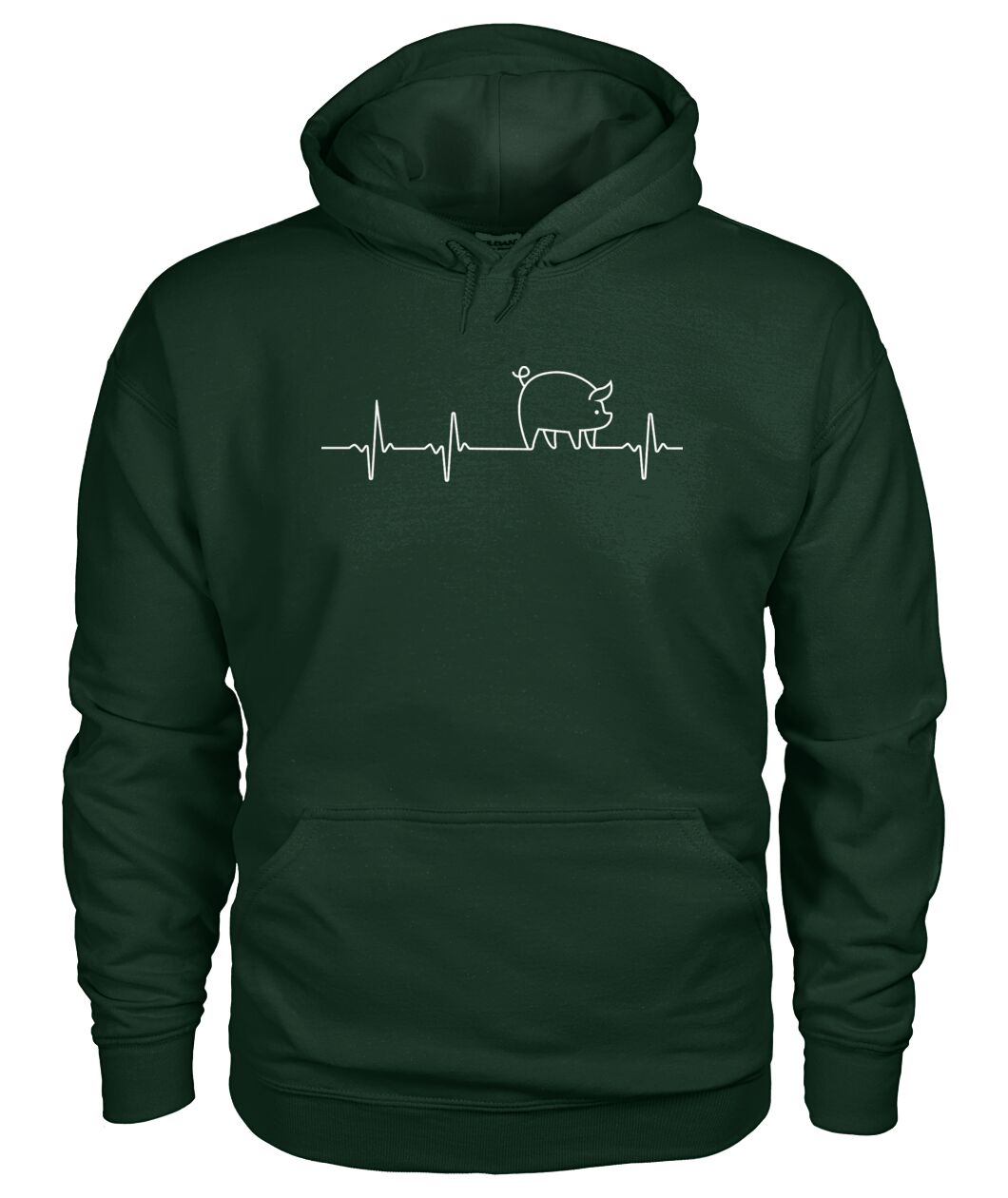 Heart beat Pig Lovers - Men's and Women's t-shirt , Vneck, Hoodies - myfunfarm - clothing acceessories shoes for cow lovers, pig, horse, cat, sheep, dog, chicken, goat farmer