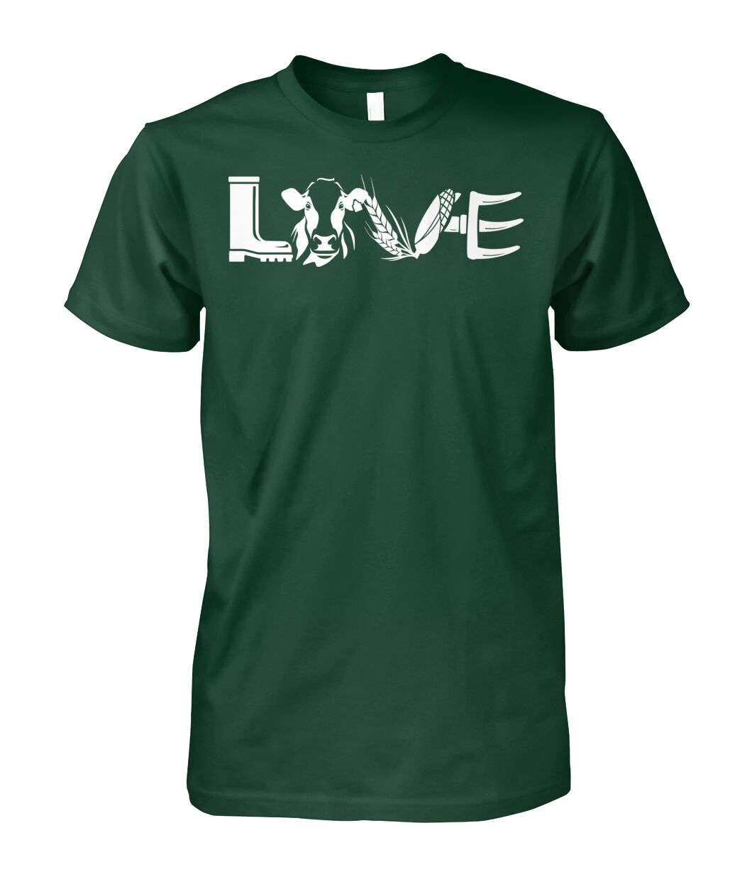 Love cows icon  - Men's and Women's t-shirt , Vneck, Hoodies - myfunfarm - clothing acceessories shoes for cow lovers, pig, horse, cat, sheep, dog, chicken, goat farmer