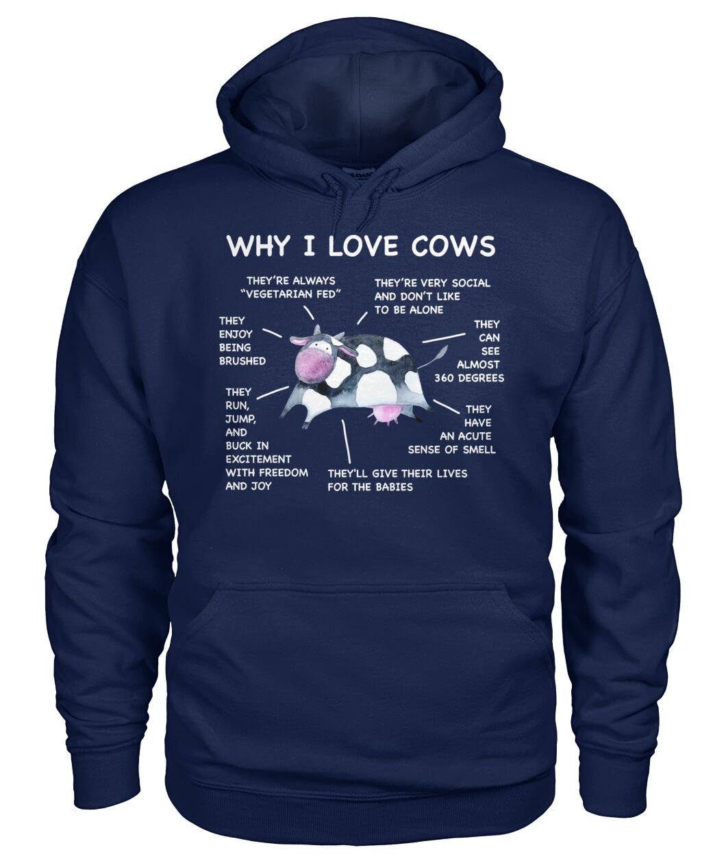Why i love cows - funny design unisex  t-shirt , Hoodies
