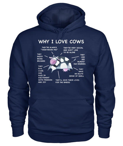Why i love cows - funny design unisex  t-shirt , Hoodies