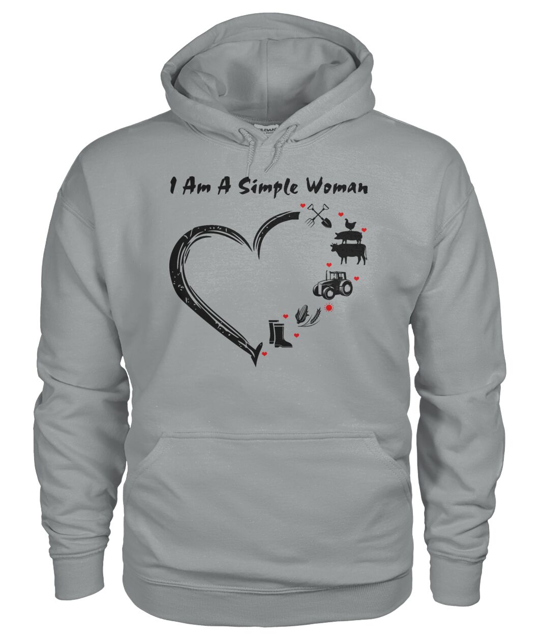 I  am a simple woman unisex  t-shirt , Hoodies - myfunfarm