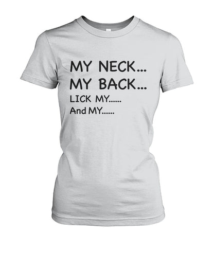 My Neck My back....Funny Mom Shirt - Gift for Wife - Mama Shirt - myfunfarm - clothing acceessories shoes for cow lovers, pig, horse, cat, sheep, dog, chicken, goat farmer