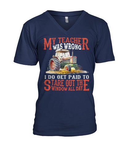 My teacher was wrong - t-shirt and Hoodies - myfunfarm