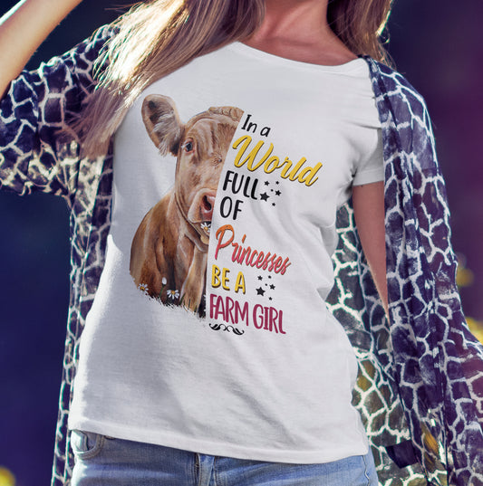 Be a farm girl - Unisex t-shirt , Hoodies - myfunfarm