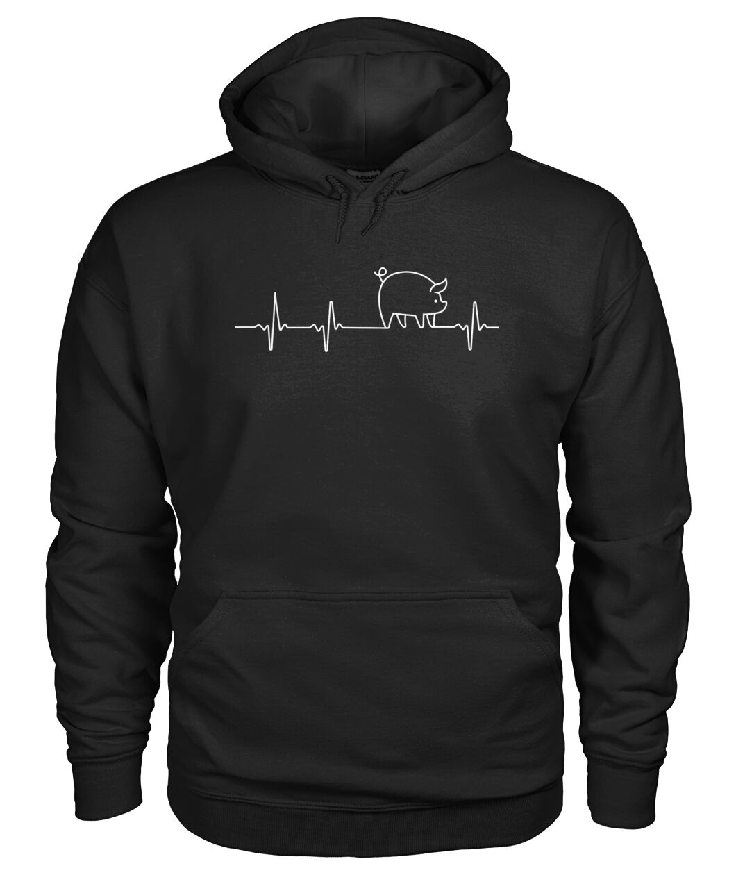 Heart beat Pig Lovers - Men's and Women's t-shirt , Vneck, Hoodies - myfunfarm - clothing acceessories shoes for cow lovers, pig, horse, cat, sheep, dog, chicken, goat farmer