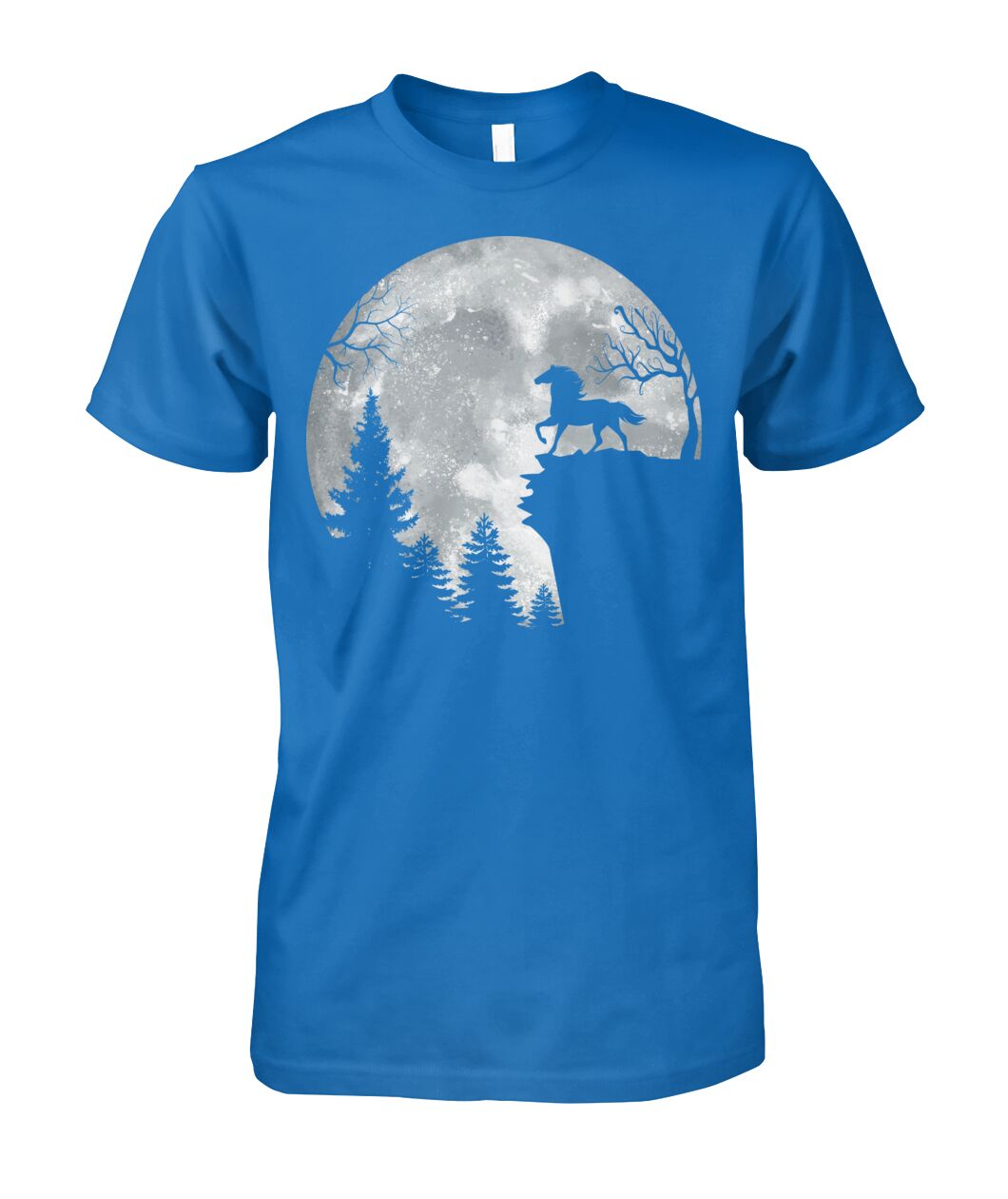 Horse in the Moon - Halloween unisex  t-shirt , Hoodies