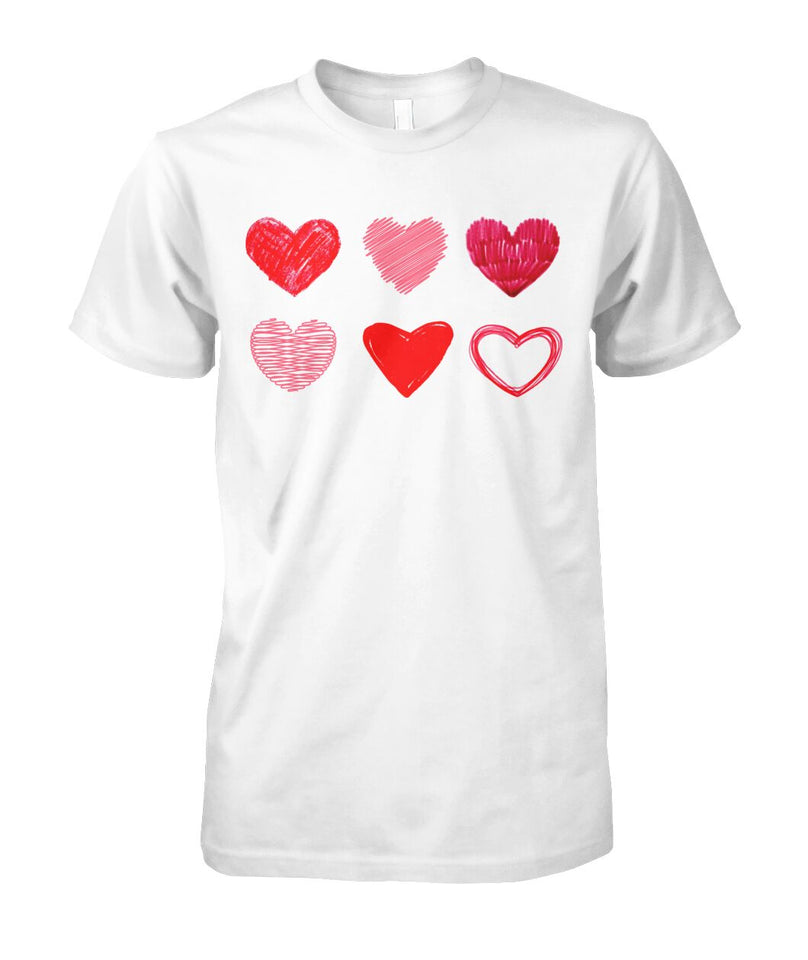 Heart  - unisex  t-shirt , Hoodies - Valentine