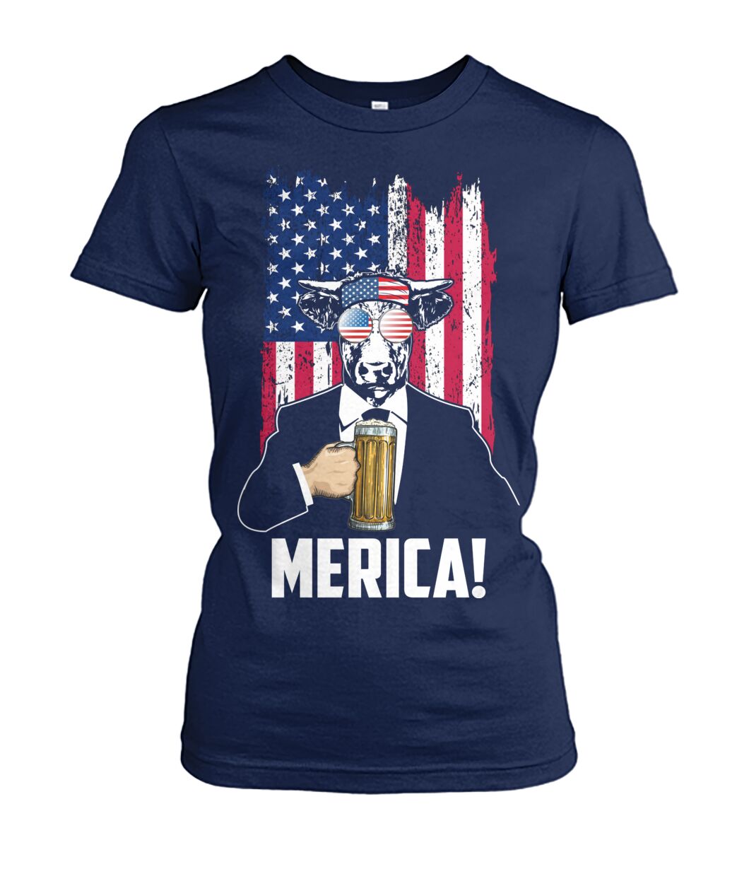 Cow america  - Men's and Women's t-shirt , Vneck, Hoodies - myfunfarm - clothing acceessories shoes for cow lovers, pig, horse, cat, sheep, dog, chicken, goat farmer