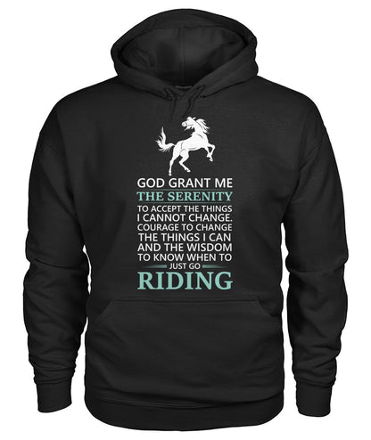 Just go ridding  - Men's and Women's t-shirt , Vneck, Hoodies - myfunfarm - clothing acceessories shoes for cow lovers, pig, horse, cat, sheep, dog, chicken, goat farmer