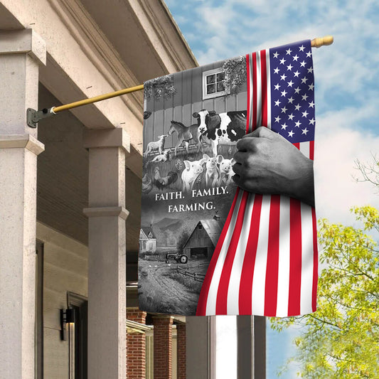 Faith Family Farming - Flag USA - myfunfarm