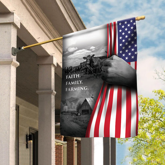 Faith Family Farming - Flag USA - myfunfarm