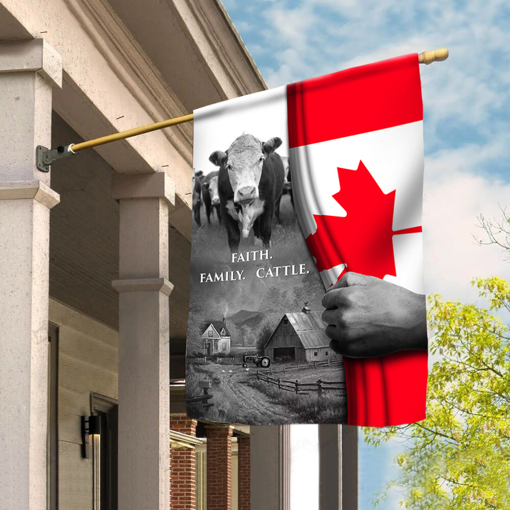 Faith Family Hereford Cattle - Canada Flag