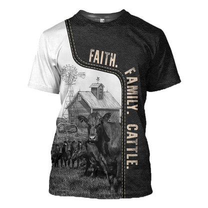 Faith Family Cattle - Hoodies, T-shirt, Sweater