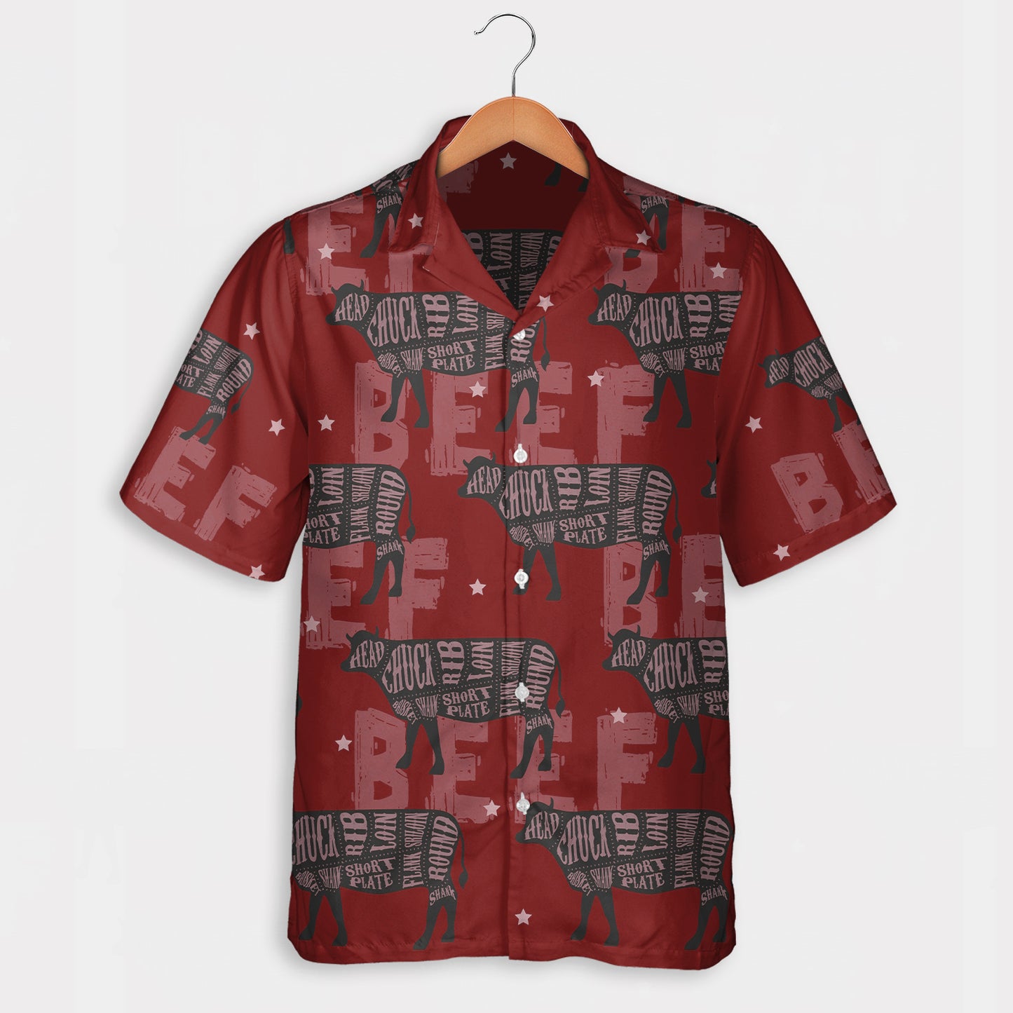 Beef Chart Pattern  - Hawaiian Shirt, Shorts for adult and youth - myfunfarm