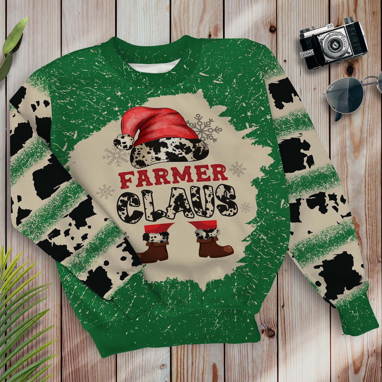 Farmer Claus - Merry Christmas -  Unisex Sweatshirt and Pants - myfunfarm