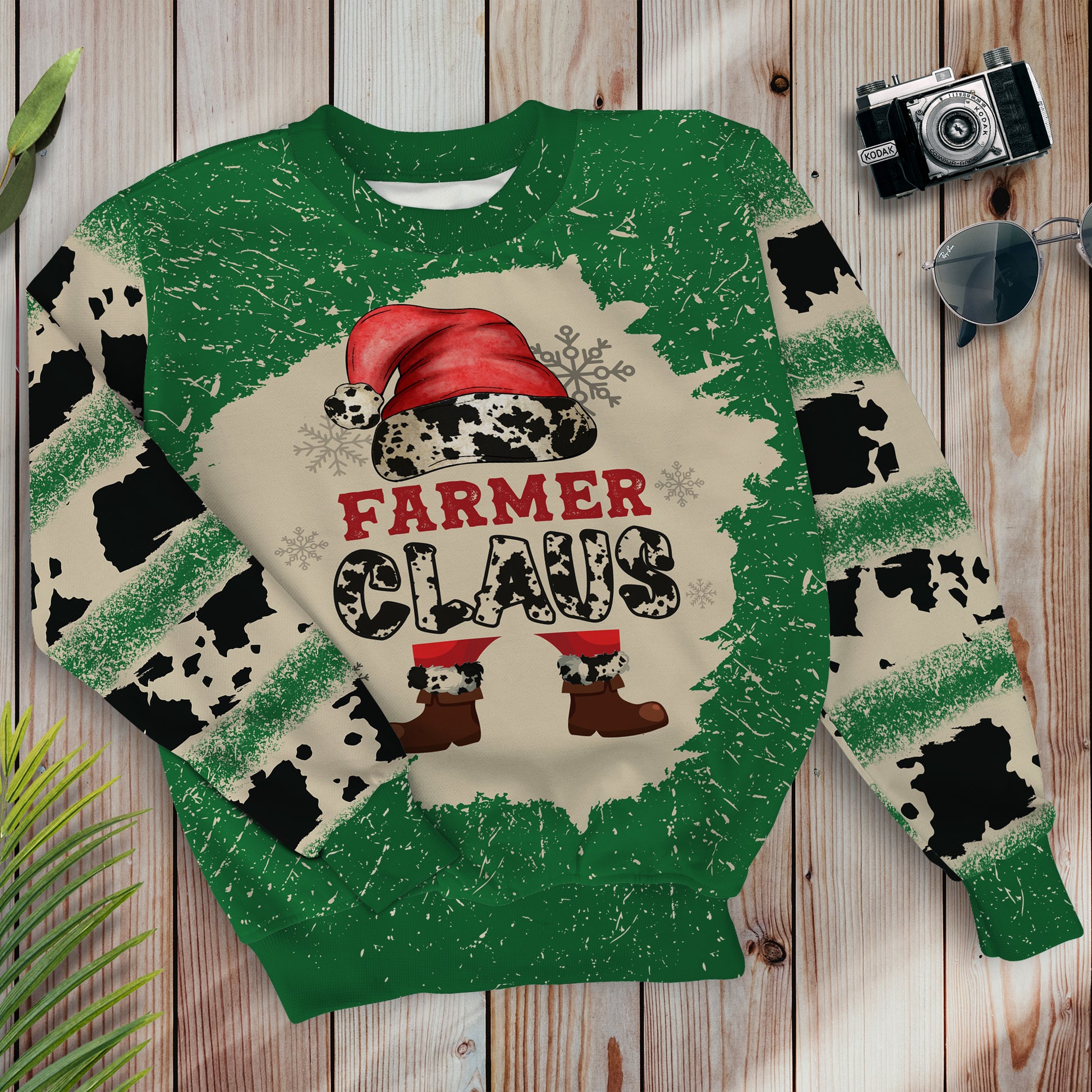 Farmer Claus - Merry Christmas -  Unisex Sweatshirt and Pants - myfunfarm