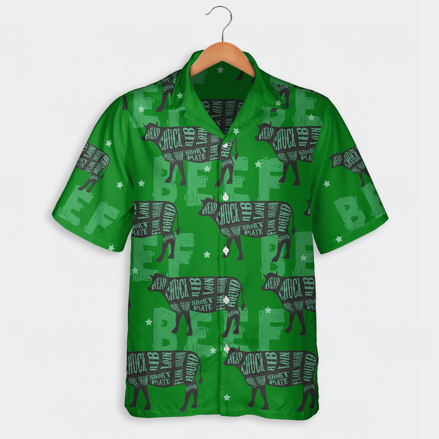 Beef Chart Pattern  - Hawaiian Shirt, Shorts for adult and youth - myfunfarm