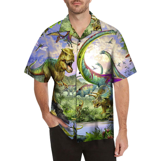 Dinosaur Hawaiian Shirt - myfunfarm