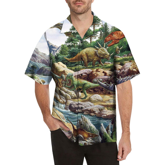 Dinosaur Hawaiian Shirt