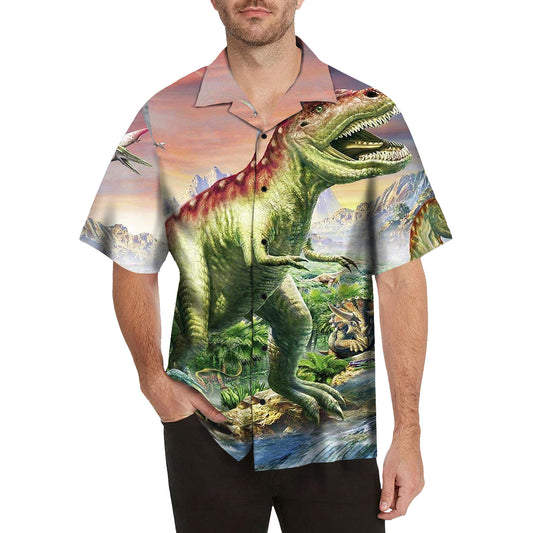 Dinosaur Hawaiian Shirt