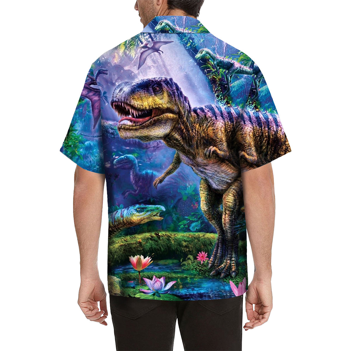 Dinosaur Hawaiian Shirt