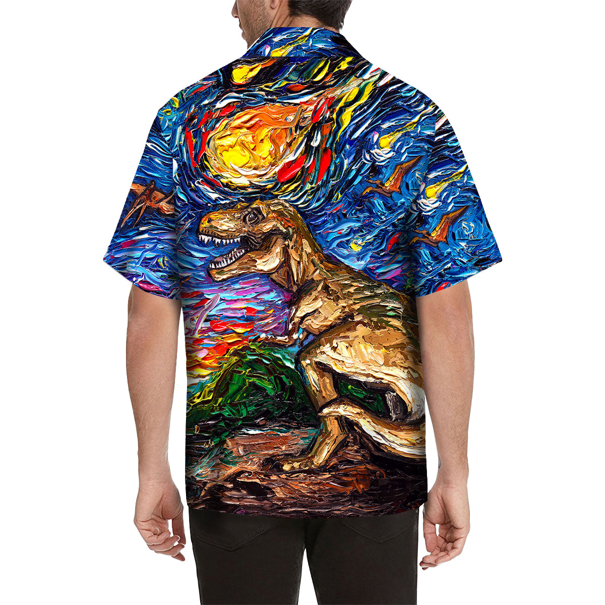 Dinosaur Hawaiian Shirt