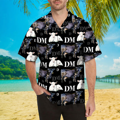 Cattle pattern - Personalized Custom Name Unisex Hawaiian Shirt, Shorts for adult and youth