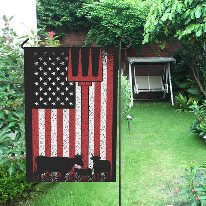 Flag print cow - 4th of july - myfunfarm - clothing acceessories shoes for cow lovers, pig, horse, cat, sheep, dog, chicken, goat farmer