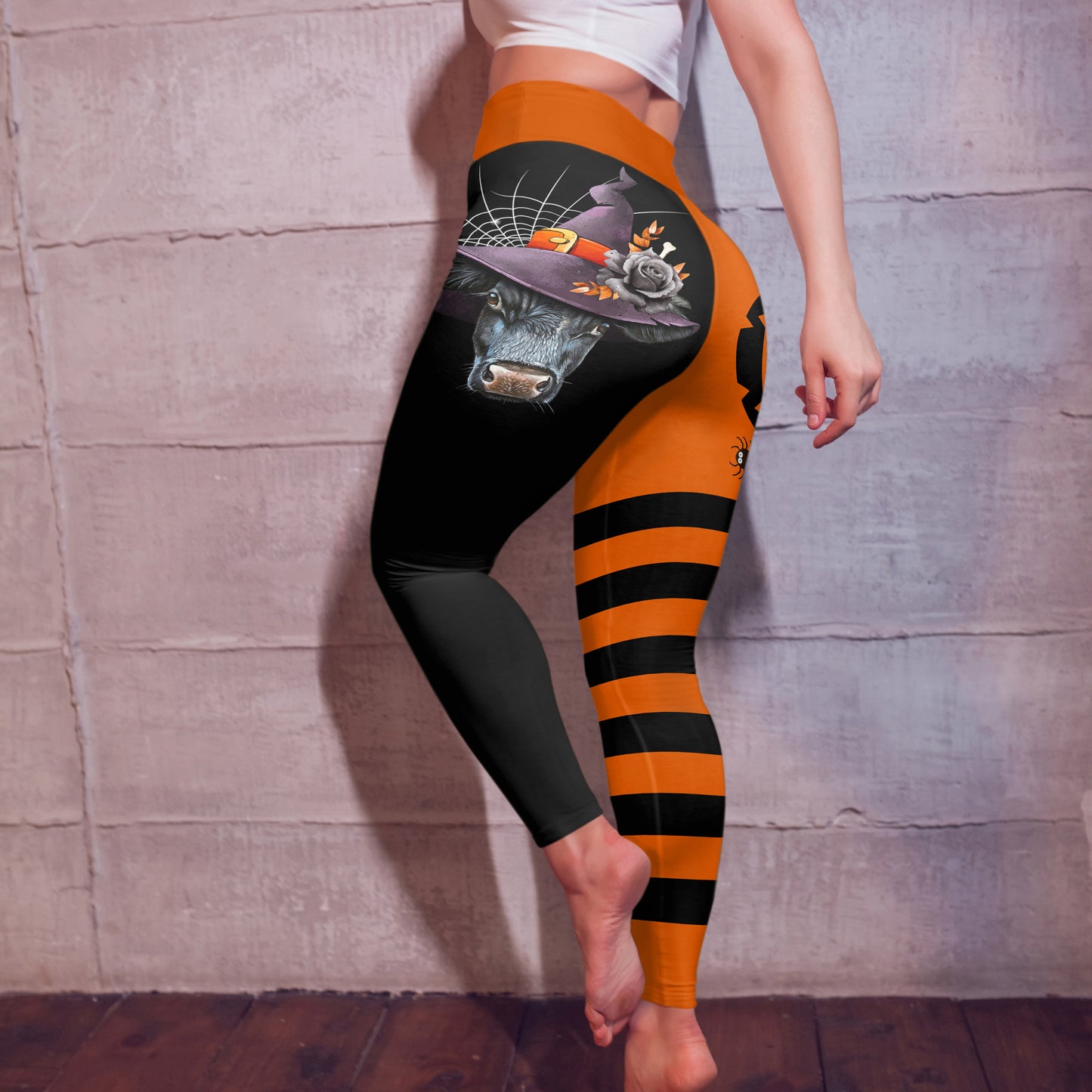 Moo Cow Halloween - Leggings