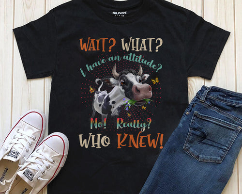 wait what i have an attitude  - unisex  t-shirt , Hoodies