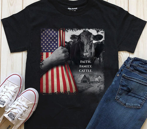 Faith Family Cattle - unisex  t-shirt , Hoodies