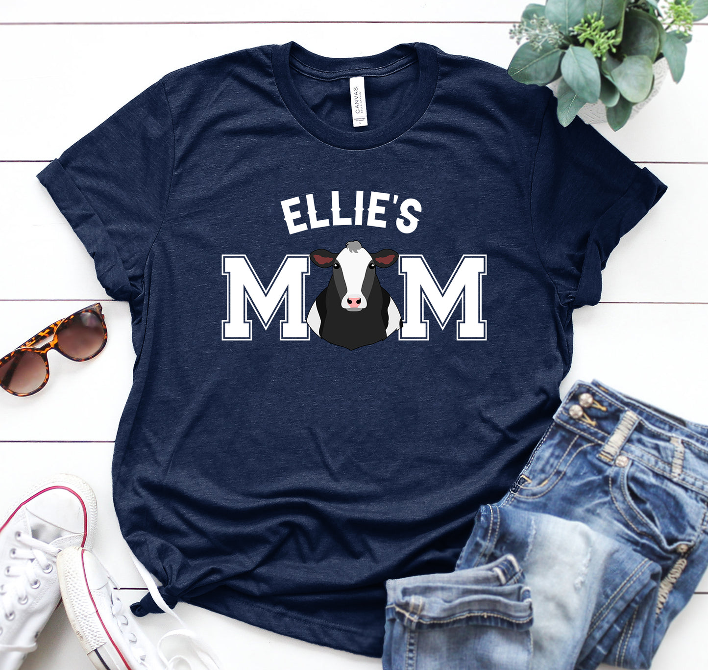 Cow Dad/Mom - Personalized Custom Unisex T-Shirt, Hoodies - myfunfarm