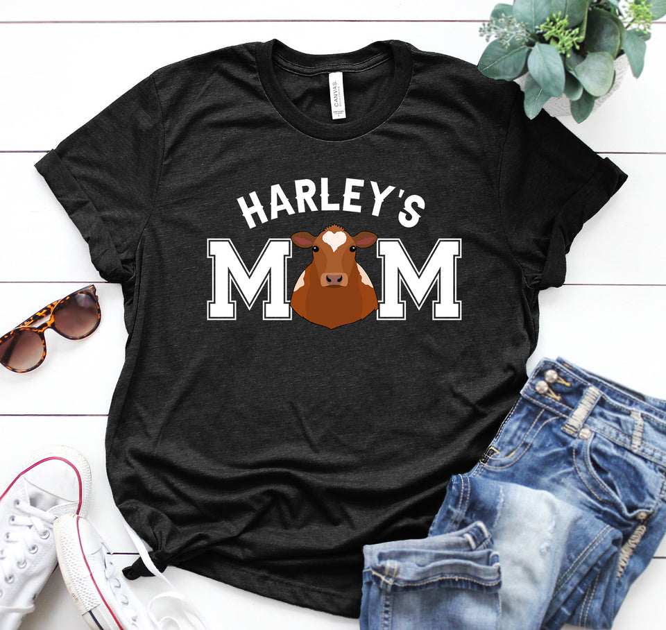 Cow Dad/Mom - Personalized Custom Unisex T-Shirt, Hoodies
