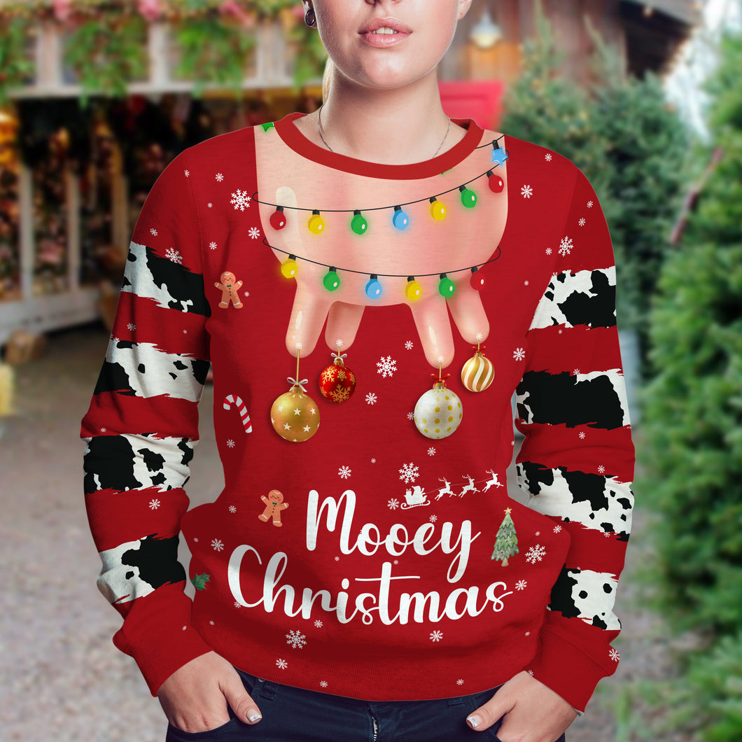 Mooey Christmas -  Sweatshirt for adult and youth