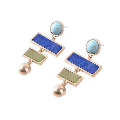 Tribal Eagle Cactus Sunflower Statement Earrings For Women - myfunfarm