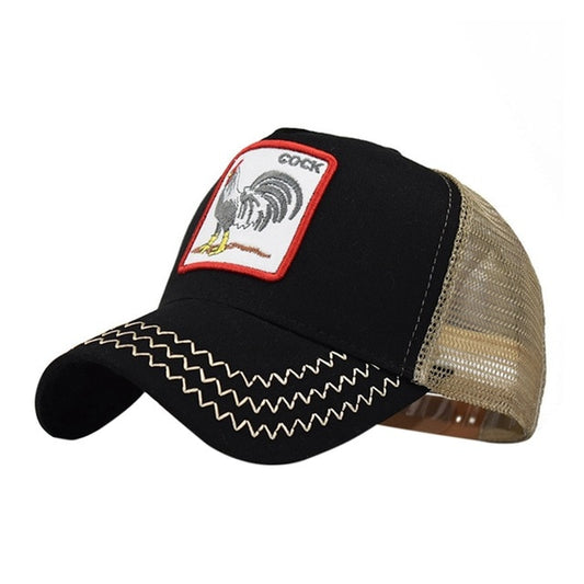 Cap Co*k Embroidery Mesh - myfunfarm - clothing acceessories shoes for cow lovers, pig, horse, cat, sheep, dog, chicken, goat farmer