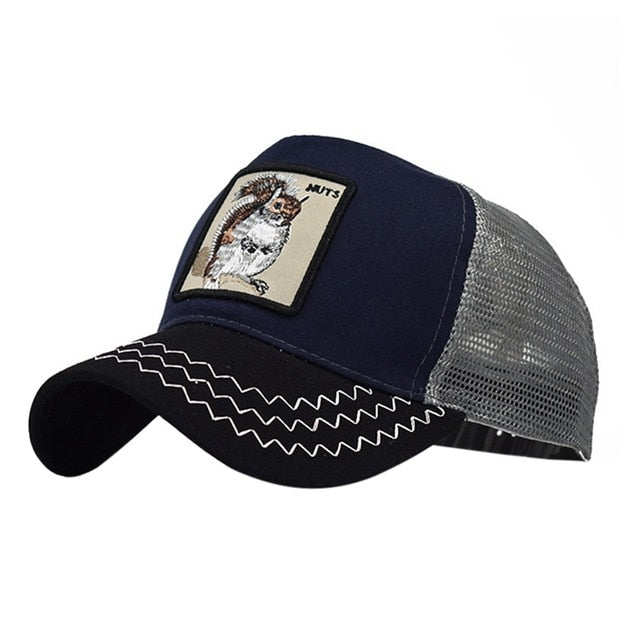 Cap Co*k Embroidery Mesh - myfunfarm - clothing acceessories shoes for cow lovers, pig, horse, cat, sheep, dog, chicken, goat farmer