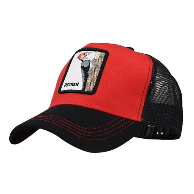 Cap Co*k Embroidery Mesh - myfunfarm - clothing acceessories shoes for cow lovers, pig, horse, cat, sheep, dog, chicken, goat farmer