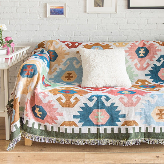 Geometric pattern 02 knitting Blanket - myfunfarm
