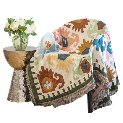 Geometric pattern 02 knitting Blanket - myfunfarm