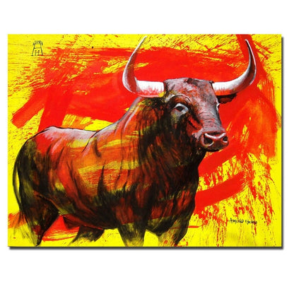 Cute Cow Canvas Printing Wall Art Home Decor - myfunfarm