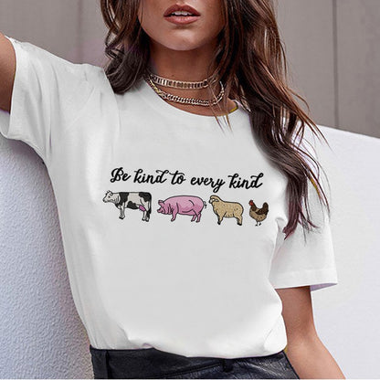 Cute Cow print Collection t-shirt women - myfunfarm