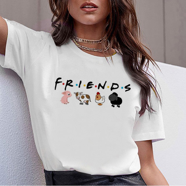 Cute Cow print Collection t-shirt women - myfunfarm