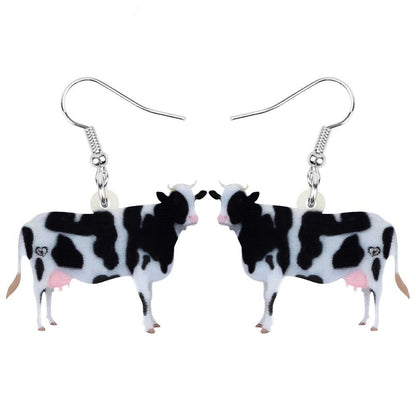 Cow Earrings - Material  Acrylic - myfunfarm